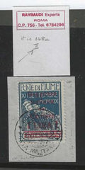 Fiume 118 Used Signed by Raybaudi + 2 others cv $100