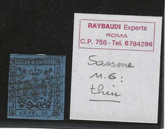 Italy, Modena 5 VF Used exp. Raubaudi thin cv $100