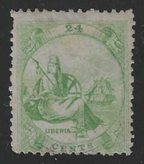 Liberia 3 Avg Mint NG cv $40