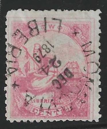 Liberia 17  Used Son Monrovia - Rogers type VII Certificate cv $525