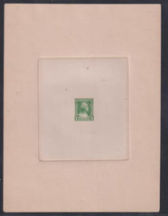 US Essays and Proofs #705P1a  1c Washington Bicentennial Die Proof of Wove Paper Proving Room Control Number 70094 on back. Believed fewer than 5 exist.  Cat Value: $1000
