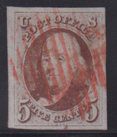US Classics #1 Used XF 4 large margins pen on reverse from cover shows through otherwise spectacular! Cat Value: $650 as 90