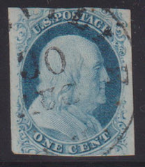 US Classics #7 Used F - VF light cancel Cat Value: $140