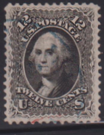 US Classics #69 Used VF - XF light blue cancel, beautiful! Cat Value: $230 as 85