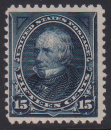 US Bureau and Regular Issues #259 NH F 15c 1894 issue, Perf 12 Cat Value: $850