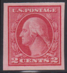 US Washington - Franklin #459 NH VF - XF 1914 Type I imperf coil single Cat Value: $425