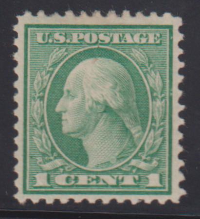 US Washington - Franklin #545 Hinged VF 1c coil waste. Scarce this nice, with PF cert: genuine Previously hinged Cat Value: $250