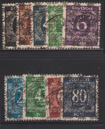 Germany #Michel1/II-IX/II Used VF Signed ina Becker & others Cat Value: $3850/E3500