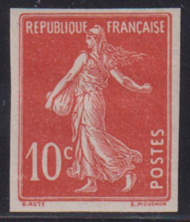 France Sc 162a#YV138g Hinged F - VF imperf single Cat Value: $27.50/E25.00