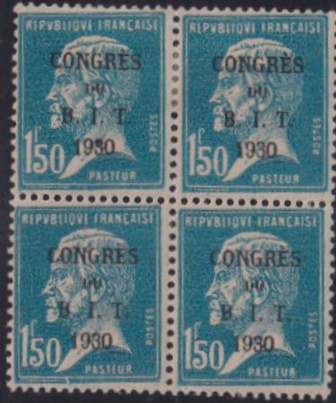 France #YV265  Block of 4 LH F - VF Cat Value: $92.50/E84.00