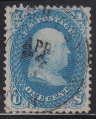 US Classics #63 Used VF Light Cancel Cat Value: 45