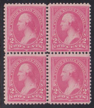 US Bureau and Regular Issues #248 NH F + Fresh NH block with the usual gum unique to 248 Cat Value: $400