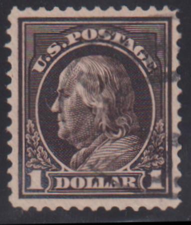 US Washington - Franklin #423 Used VF - XF Large Margins Cat Value: $120 as 85