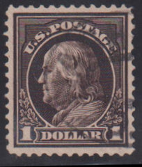 US Washington - Franklin #423 Used VF - XF Large Margins Cat Value: $120 as 85