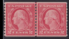 US Washington - Franklin #455 NH VF - XF Line Pair Pristine Cat Value: $150 as 85