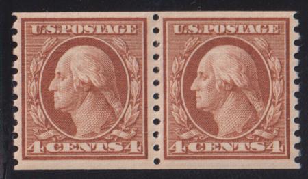 US Washington - Franklin #457 LH F - VF Pair - Fresh! Cat Value: $70