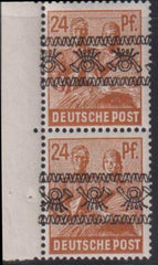 Germany Sc 608 var #Mi44INka NH VF Signed Sschegel, 1 Overprint inverted 1 normal Cat Value: 80