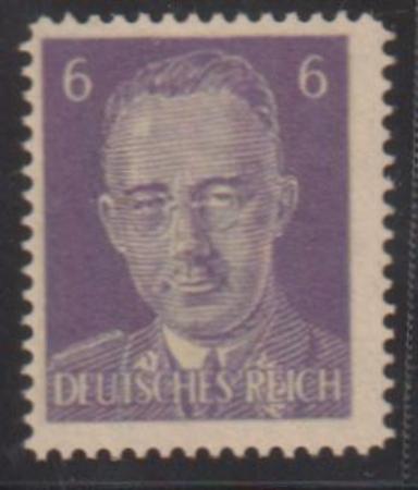 World War II Propaganda Stamps #Mi28 I NH F Himmler Type I Rare! Cat Value: 2400