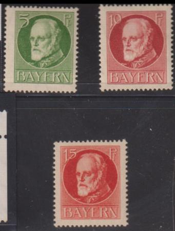 World War II Propaganda Stamps -  British propoganda Forgeries 1917-1918 #1-3 NH F - VF Cat Value: 450