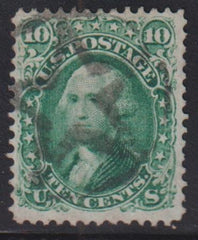 US Classics #68 Used F - VF Large 5 pt Star Cancel Cat Value: 60+