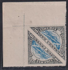 Liberia #F15 Mint Hinged  Corner Pair Imperf Between Ship