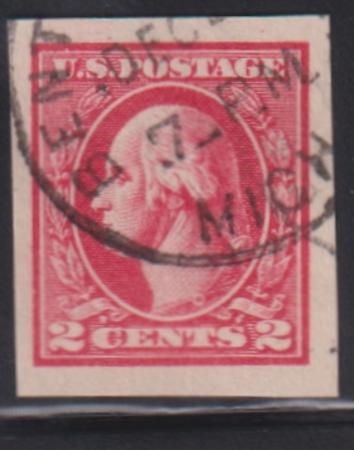 US Washington - Franklin #533 Used VF - XF neat Michigan cds Might grade 90. Scarce so nice! Cat Value: $165 as 85