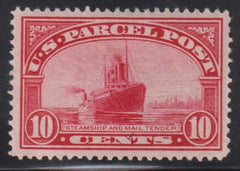 US Parcel Post #Q6 Hinged Mint XF Cat Value: $72.50 as 90