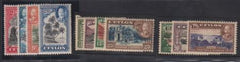 Ceylon #264-74 NH Mint F - VF SG 368-78 Cat Value: $220