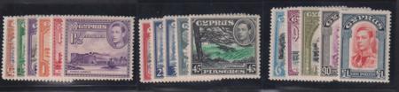 Cyprus #143-55 Hinged Mint VF Cat Value: $121