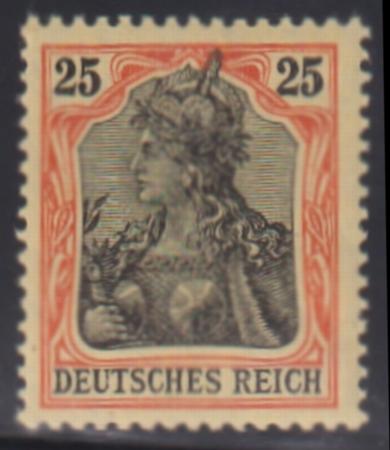 Germany 1906 #85a NH VF Mi 88I Pre-war printing Cat Value: $209 190