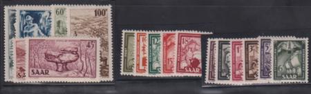 Saar #204-220 NH Mint VF Cat Value: $125 Mi 272-88  140