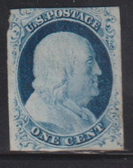 US Classics #9 Mint F - VF No Gum Pos. 82 R1L Doporto Cert Cat Value: $260