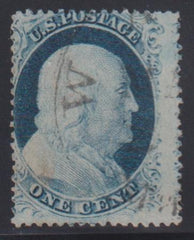 US Classics #23 Used AVE Clearly recut at bottom, Weisz Cert Cat Value: $1200