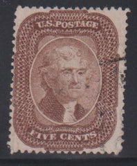 US Classics #29 Used F - VF Faint Diagonal crease UL Light cancel Crowe Cert Cat Value: $325