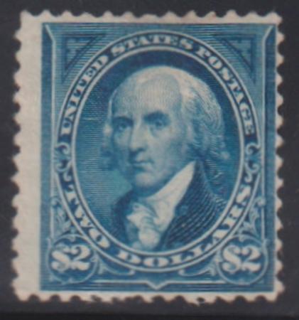 US Bureau and Regular Issues #262 Mint F Unused, no gum, slightly irregular perfs at bottom Cat Value: $1100 as no gum