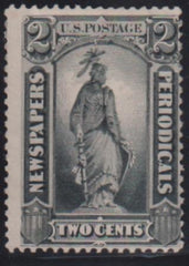 US Newspaper Stamps #PR9 Mint AVE - F No gum Cat Value: $140
