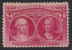 US Early Commemoratives #244 Mint  F - VF Thin spot - Rich Color Cat Value: $2100
