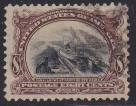 US Early Commemoratives #298 Used  F - VF Light cancel Cat Value: $50