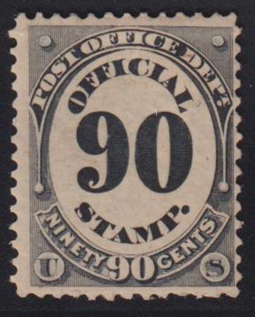 US Officials #O56 Mint Hinged  F - VF Cat Value: $220