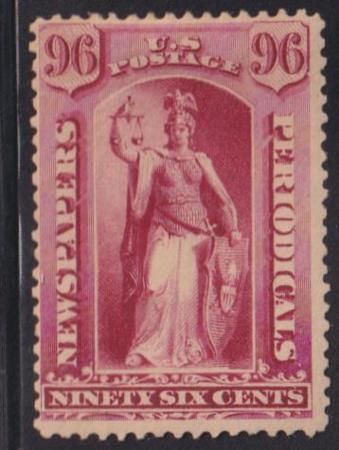 US Newspaper Stamps #PR89 Mint Hinged  F Fresh OG Deep Rich Color Cat Value: $750