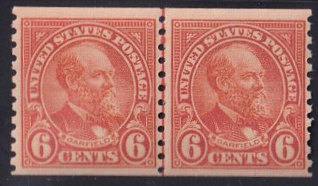 US Modern #723 Mint NH  F - VF Pristine Line Pair Cat Value: $82.50