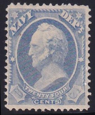US Officials #O43 Mint  F - VF No Gum Cat Value: $200 as no gum