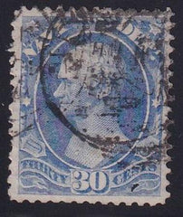 US Officials #O44 Used  VF - XF 1 perf bit short Cat Value: $70 as 85