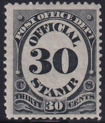 US Officials #O55 Mint LH  F - VF Very fresh Cat Value: $200