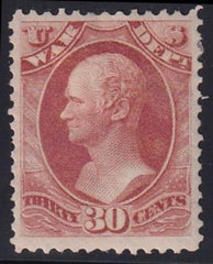 US Officials #O92 Mint Hinged  VF + Neat Hinge Remnant Cat Value: $130+