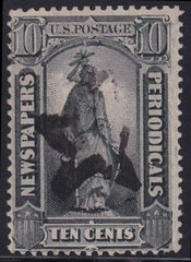 US Newspaper Stamps #PR15  F Handstamp star Cencel Cat Value: $150