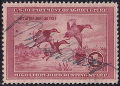 US Federal Duck Stamps #RW2 Used  XF Lovely Stamp - Could be 95 Cat Value: $200 as 90