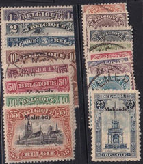 German Occupation - Eupen & Malmedy #1N48-52  Mint LH and Used,  F - VF Several signed, Mixed Mint & Used  Cat Value: $220