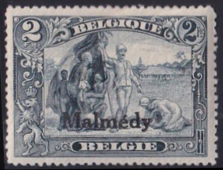 German Occupation - Eupen & Malmedy #1N56 Mint Hinged  VF - XF Signed Cat Value: $42.50