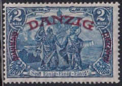 Danzig #48 Used  Pinhole DG & offset Cat Value: Mi: 1400 Sc: $1200